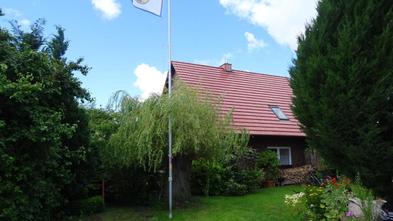 Ferienhaus Im Urigen Garten Bzw Eulenhaus Zingst Esterno foto